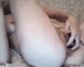 Koketochka555 hot doggy masturbate pussy with dildo private show