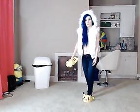 Kati3Kat big toy play with clit webcam show
