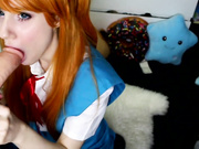 Lana_Rain sucking dildo then fucking pussy in private premium video