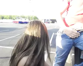 Sextwoo public sex and cum in face webcam show
