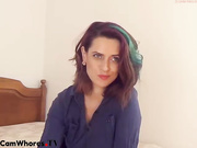 Sexy teen redhead sensualsofia in stockings finger pussy webcam show