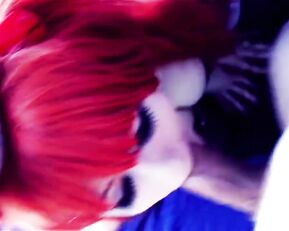 Mechamusume red hair milf make POV blowjob BF in private premium video
