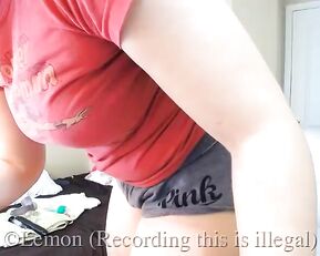 Oxlemon juicy sweet girl masturbation big dildo webcam show
