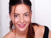 Ridersara hot milf in stockings masturbate wet pussy webcam show