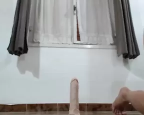 Kiki9lives dirty hot brunette milf dildo riding in webcam show