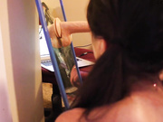 delightfulhug & AwesomeKate lesbians blowjob dildo together webcam show