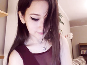 Ellieleen sexy teen in stockings finger sweet pussy webcam show