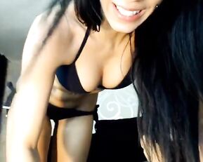 Evelyne92 beauty latina masturbate dildo webcam show