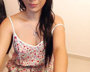Sysysweet small tits brunette vibrating pussy webcam show