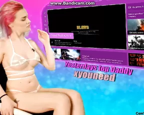 Chick in stockings gets fucked in the woods