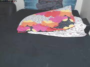 Blonde is handling a dick