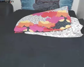 Blonde is handling a dick