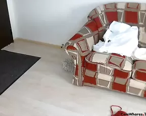 Horny wife is with her husband