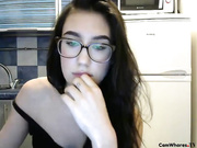 Sexy lady is sucking a dick