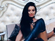 Playing with her tight beaver