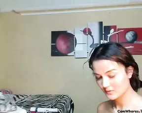 Pretty tattoe latin brunette wife make a short head to a tattoe husband cock