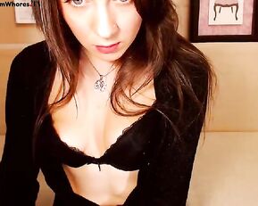 Foxyx1 beauty slim girl play with tits webcam show