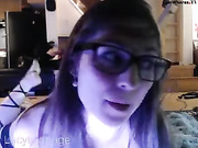 Slave girl facefucked and brutally dildoed up the asss