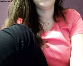 Deliciousa teen play with huge boobs webcam show