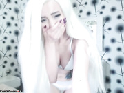 EliaYun young naked teen blonde teasing webcam show