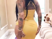 So pretty brunette wife swallow all husband cums outdoor in a natural park