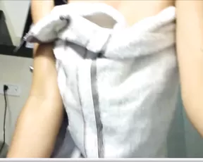 Cutie with pearls fucked in doggy-style
