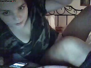 yungnymphs sexy young girl in bed teasing webcam show