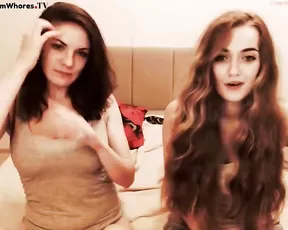 Skinny girl is sucking dick