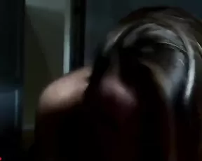 Slim beauty teen make hot POV blowjob webcam show