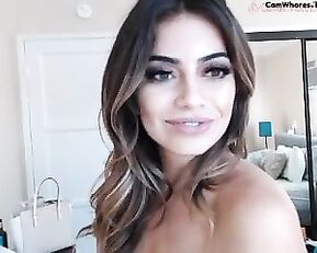 CassieCar sex bomb naked milf teasing tits webcam show