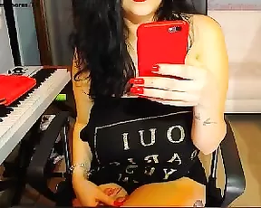 Passion brunette show big cool boobs webcam show