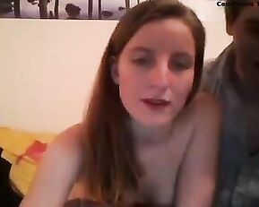 Nice tasty girl get couple sex webcam show