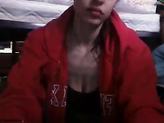 So pretty brunette girlfriend gets fuck hard in her loveliness ass by his dude