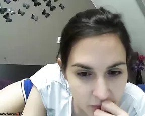 I am shoving dildo up her butt
