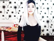 KillerAsss busty teen blonde suck dildo webcam show