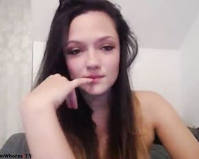 Sweet slim teen show nude girl webcam show