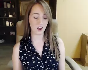 Perky and sexy chick rides her big toy