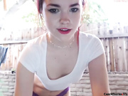 So pretty brunette wife make a lustful sex fun video friday night after work