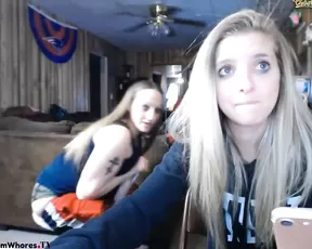 Sexy teen girls free teasing in webcam show