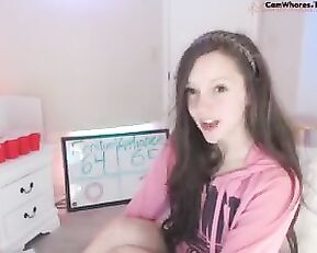 Sexy nude girl teasing and masturbate webcam show