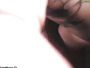 Sex bomb brunette with big tits teasing wet body webcam show