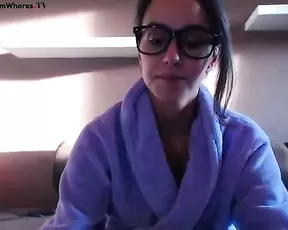 A striptease on the webcam