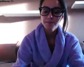 A striptease on the webcam