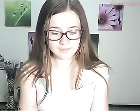 LaurenBenson sweet teen in glasses free teasing webcam show