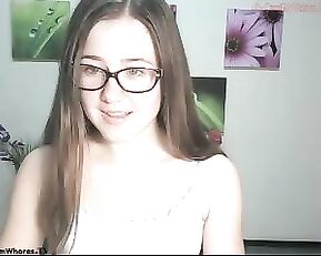 LaurenBenson sweet teen in glasses free teasing webcam show
