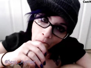 sexy_aymee's make pov blowjob dildo webcam show