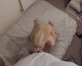 Londonrae go pro POV sex video with slim sexy blonde teen in private premium video