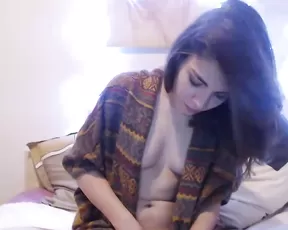 Mysticjane beauty teen in stockings masturbation pussy webcam show