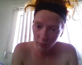 Jenovakitty redhead mature masturbate wet pussy webcam show