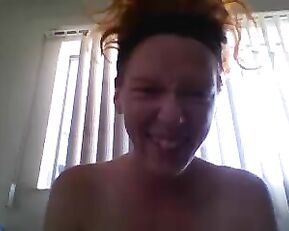 Jenovakitty redhead mature masturbate wet pussy webcam show